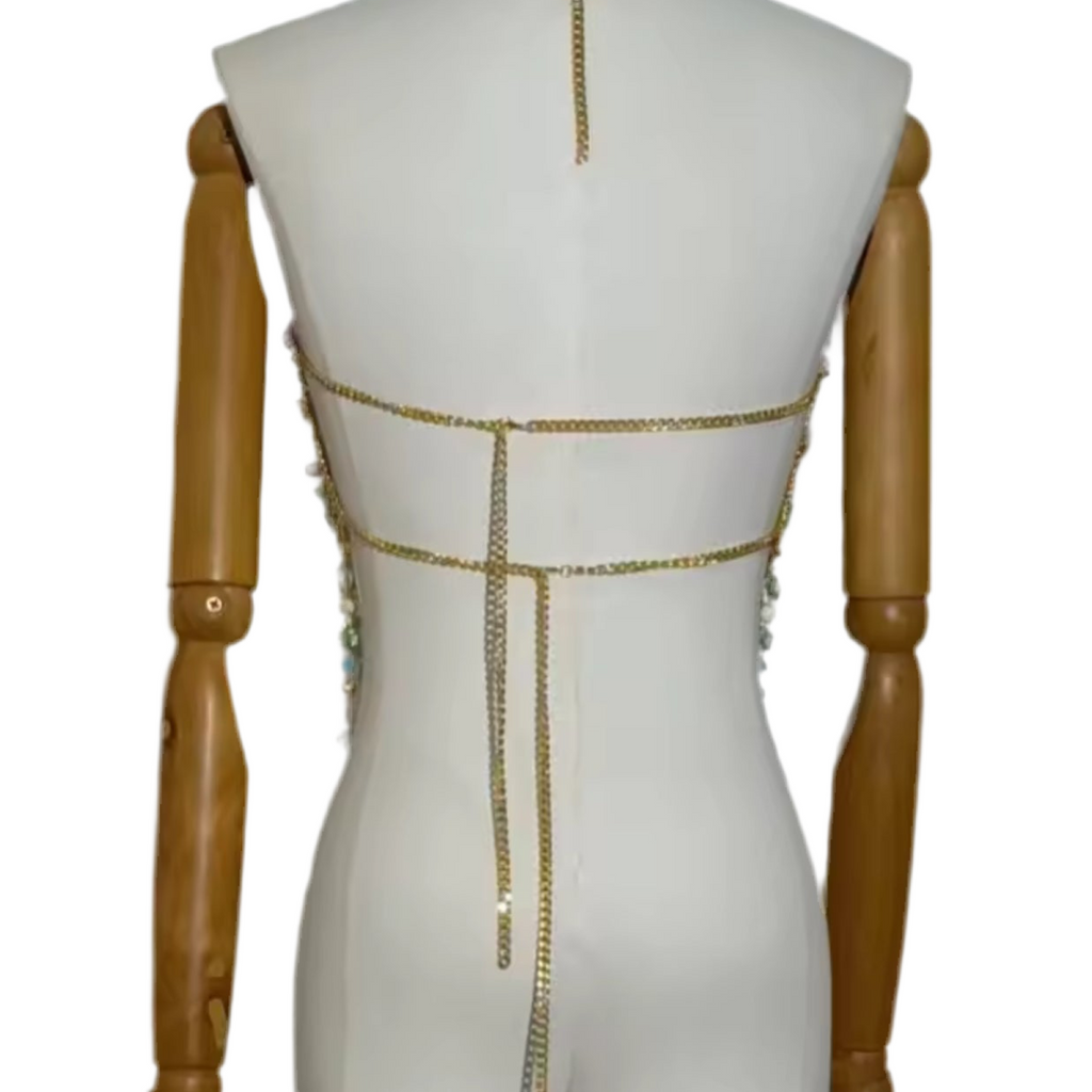 The Siren Beaded Bralette ( pre order ) The Fashion bar