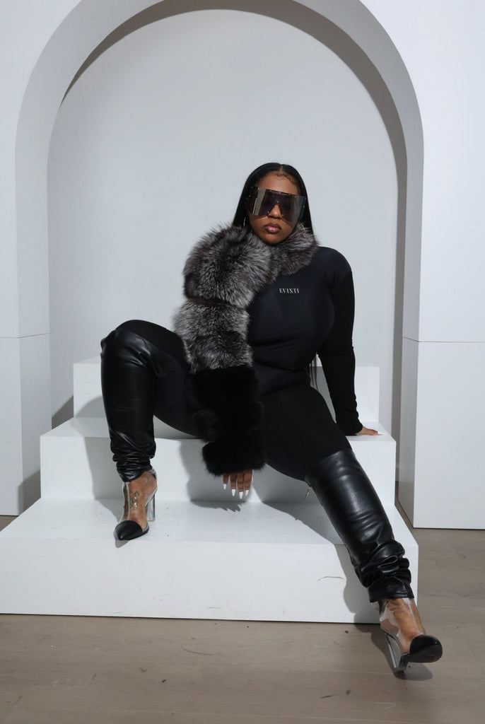 Silver Fox Fur Sleeve (preorder ) The Fashion bar