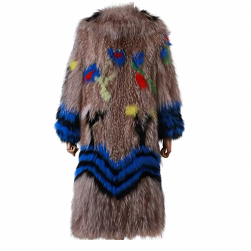 (Dionna Fun Fox Fur Jacket (ready to ship ) The Fashion bar