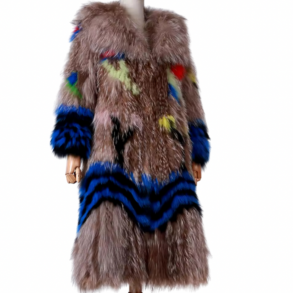 (Dionna Fun Fox Fur Jacket (ready to ship ) The Fashion bar