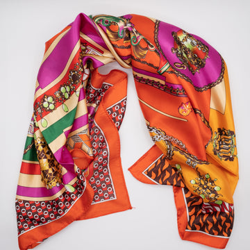 Bold Bloom Silk Scarf The Fashion bar